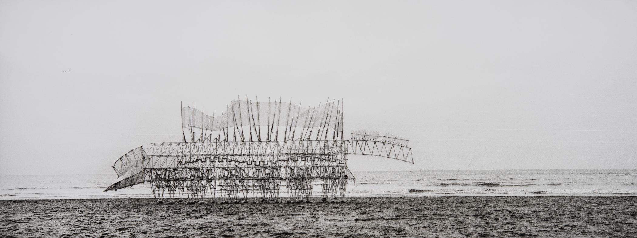 Strandbeest' Sculptures of Theo Jansen Fuse Art With Engineering